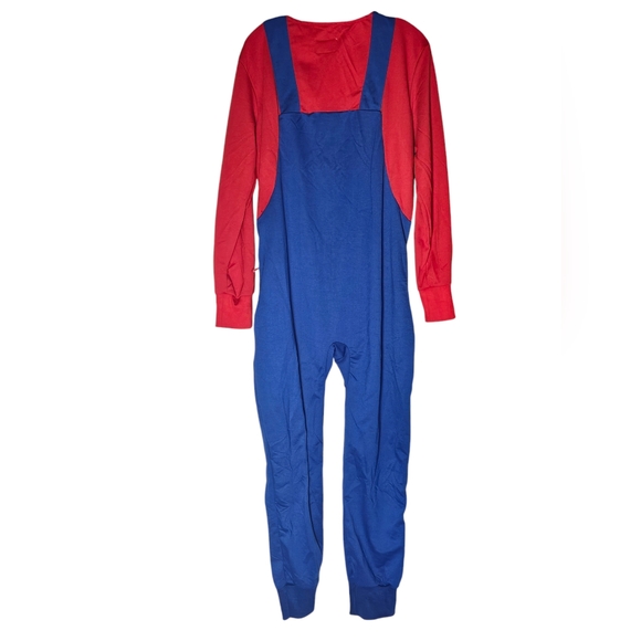 Tipsy Elves Men's Super Plummer Men's One Piece Costume Sz-M - Picture 7 of 13